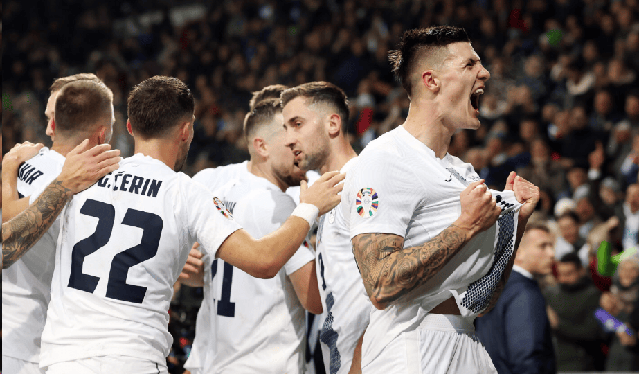 斯洛文尼亚队在国际赛事中取得胜利 斯洛文尼亚队在国际赛事中取得胜利